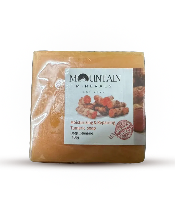 Mountain Minerals’ handmade turmeric soap